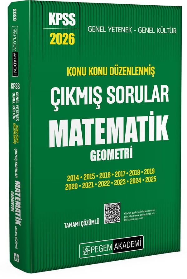 2026 KPSS Genel Yetenek Genel Kültür Konu Konu Düzenlenmiş Tamamı Çözümlü Çıkmış Sorular MATEMATİK GEOMETRİ