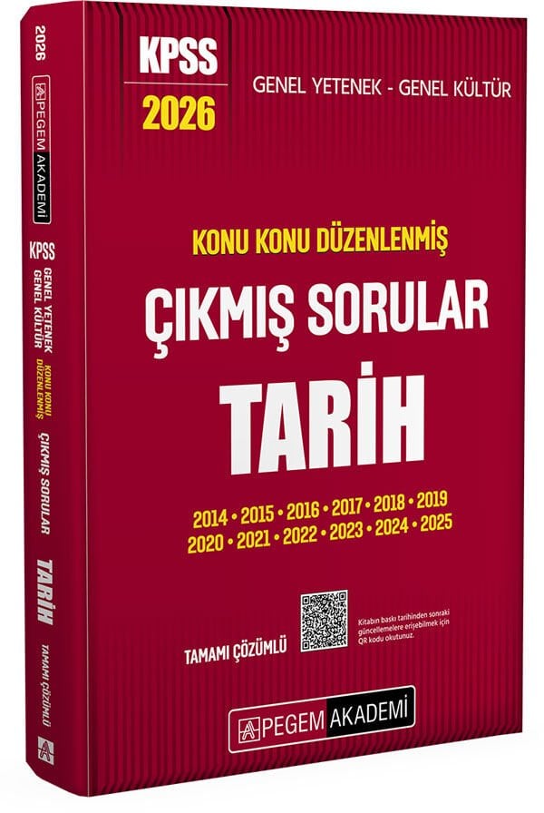 2026 KPSS Genel Yetenek Genel Kültür Konu Konu Düzenlenmiş Tamamı Çözümlü Çıkmış Sorular TARİH