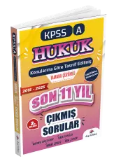 Dizgi Kitap 2026 Kpss A Hukuk Konularına Göre Tasnif Edilmiş Son 11 Yıl Tamamı Çözümlü Orijinal Çıkmış Sorular 2. Baskı (2015-2025)