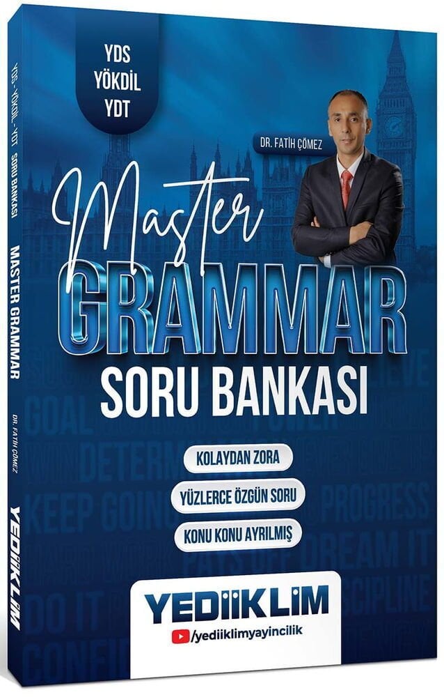 Yediiklim Yayınları YDS YÖKDİL YDT Master Grammar Soru Bankası