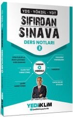 Yediiklim YDS YÖKDİL YDT Sıfırdan Sınava Tamamı Videolu Ders Notları 2. Kitap