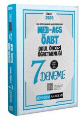 2026 MEB AGS ÖABT Okul Öncesi Öğretmenliği Tamamı Çözümlü 7 Deneme