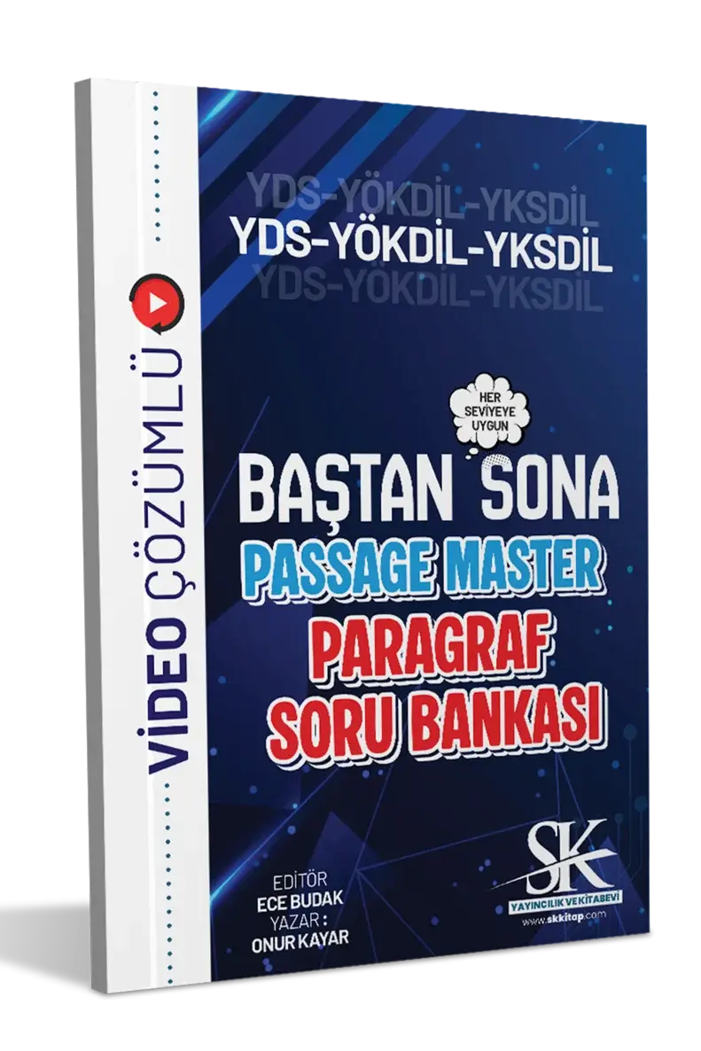 BAŞTAN SONA PASSAGE MASTER PARAGRAF SORU BANKASI