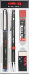 Rotring Ofis Seti Visumax Versatil Kalem 0,7 mm + Roller Kalem Mavi