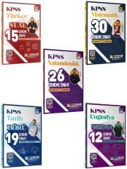 Yediiklim 2026 KPSS Atölye Serisi Tüm Dersler  Deneme Sınavı Full Set 5 Kitap
