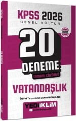 Yediiklim KPSS 2026 Genel Kültür Vatandaşlık Tamamı Çözümlü 20 Deneme