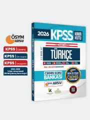 Kara Kutu Yayınları 2026 FULLKPSS Lisans-Önlisans-Ortaöğretim Türkçe’nin Kara Kutusu ÖSYM Çıkmış Soru Bankası Son 15 Yıl