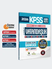 Kara Kutu Yayınları 2026 FULLKPSS Lisans -Önlisans-Ortaöğretim Vatandaşlık Kara Kutu ÖSYM Çıkmış Soru Bankası Son 15 Yıl