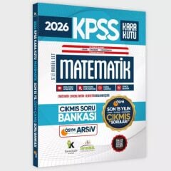 2026 FULLKPSS Lisans -Önlisans-Ortaöğretim Matematik Kara Kutu ÖSYM