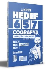 2026 KPSS HEDEF 657 Coğrafya Tamamı Çözümlü Branş Deneme Benim Hocam Yayınları