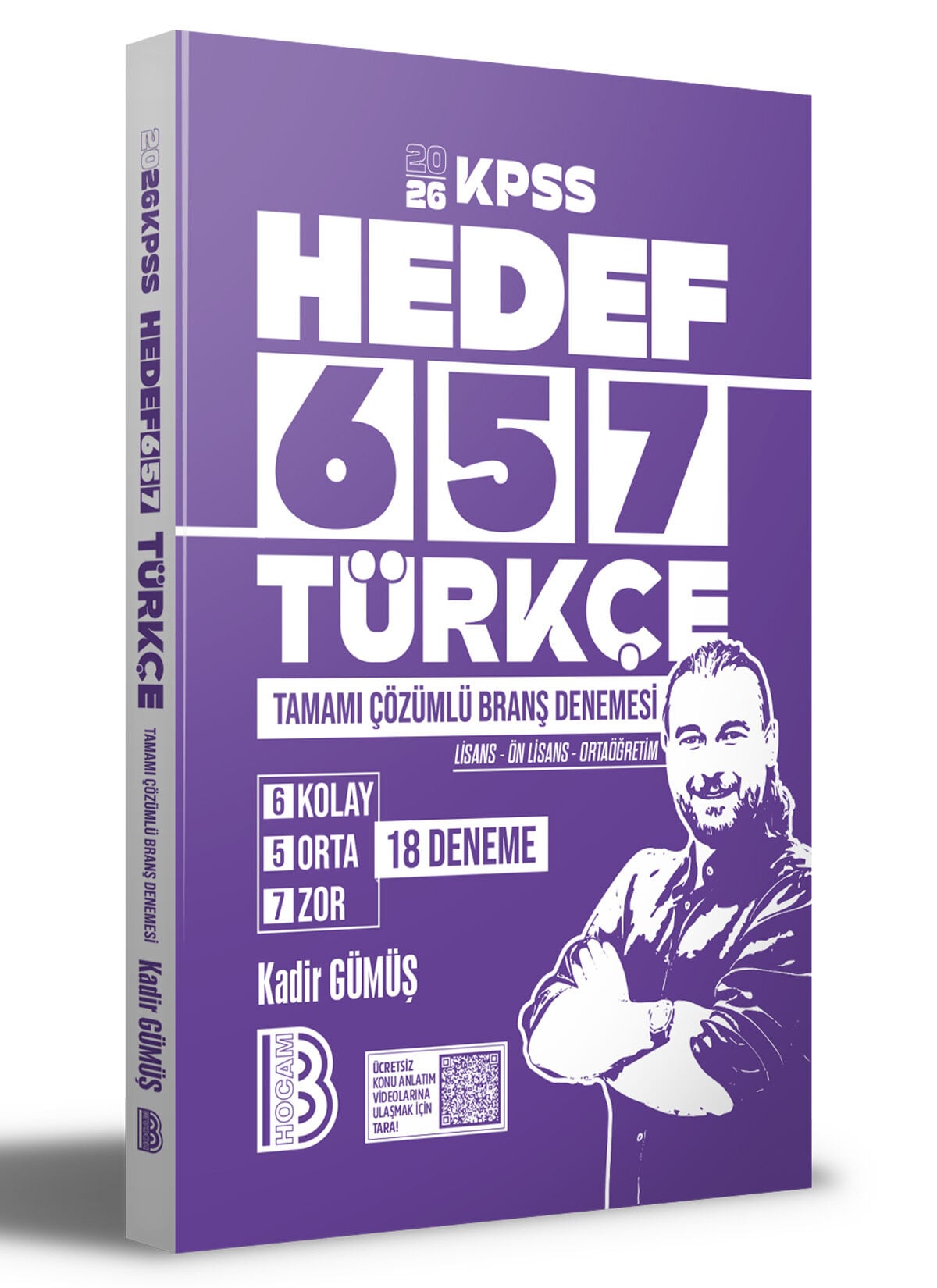 2026 KPSS HEDEF 657 Türkçe Tamamı Çözümlü Branş Denemesi Benim Hocam Yayınları