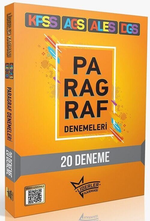 Liderler Karması KPSS MEB-AGS ALES DGS Paragraf 20 Deneme Çözümlü Liderler Karması