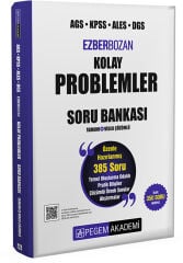 AGS KPSS ALES DGS Ezberbozan Kolay Problemler Tamamı Video Çözümlü Soru Bankası