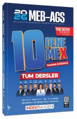 YENİ AGS - İndeks Akademi 2026 MEB-AGS Tüm Dersler 10 DenemeX Çözümlü
