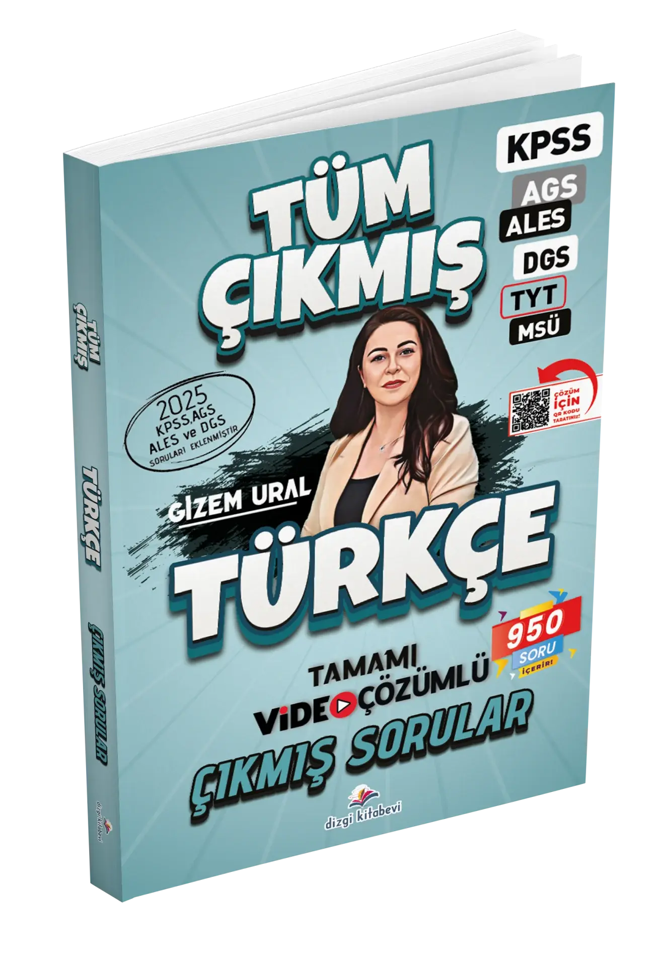 Dizgi Kitap 2026 Türkçe Tüm Sınavlar Tamamı Video Çözümlü Çıkmış Sorular Gizem Ural