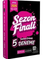 2026 KPSS Genel Yetenek Genel Kültür Sezon Finali Tamamı Çözümlü 5 Deneme