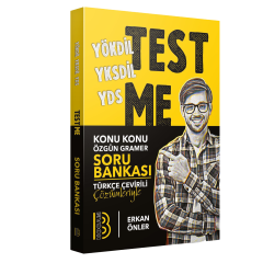 YÖKDİL - YDS - YKSDİL TEST ME SORU BANKASI (TÜRKÇE ÇEVİRİLİ ÇÖZÜMLERİYLE)