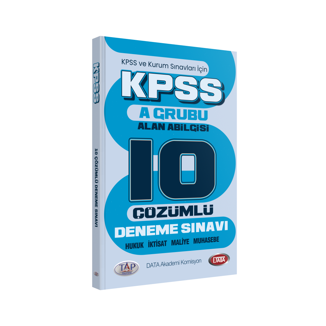 DATA AKADEMİ KPSS-A GRUBU ALAN BİLGİSİ 10'LU DENEME
