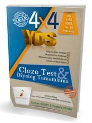 Pelikan 4x4 YDS Seti 3. Kitap Cloze Test, Diyalog Tamamlama