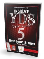 Pelikan İngilizce YDS Çözümlü 5 Deneme Sınavı Özgün Sorular - Açıklamalı Çözümler