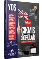 Modadil Yayınları YDS İngilizce Çıkmış Sorular Tamamı Video Çözümlü