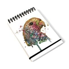 PAKLON Papağan Kareli Spiralli Defter 11x14 100 Yaprak