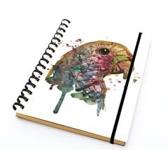 PAKLON Papağan Kareli Spiralli Defter 14x21 100 Yaprak