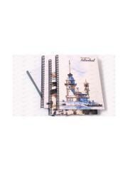 Keskin Color A4 My City Plastik Kapaklı Spiralli Çizgili 80 Yaprak Defter