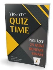 Pelikan YKS YDT İngilizce Quiz Time 25 Mini Deneme
