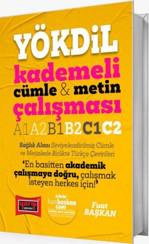 Yargı Yayınları YÖKDİL Kademeli Cümle Metin Çalışması A1 A2 B1 B2 C1 C2