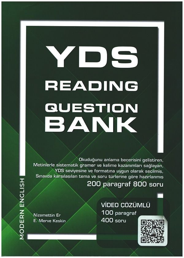 YDS Reading Question Bank Video Çözümlü