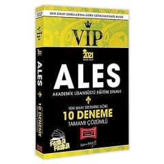 Yargı Yayınevi ALES 2021 VIP Yeni Sınav Sistemine Göre Tamamı Çözümlü 10 Fasikül Deneme