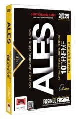 Yargı Yayınları 2025 ALES Vip Sayısal-Sözel Yetenek Tamamı Çözümlü Fasikül Fasikül 10 Deneme