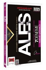 Yargı Yayınları 2025 ALES Vip Sayısal-Sözel Yetenek Tamamı Çözümlü 7 Deneme