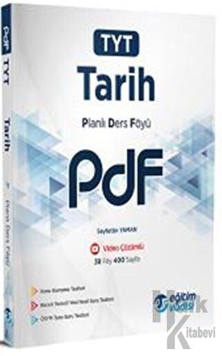 TYT Tarih Planlı Ders Föyü PDF Video Anlatım Destekli