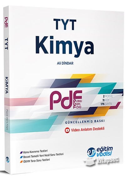TYT Kimya Planlı Ders Föyü PDF Video Anlatım Destekli