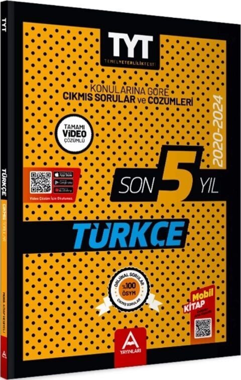 Son 5 Yıl TYT Türkçe Çıkmış Sorular 2020-2024