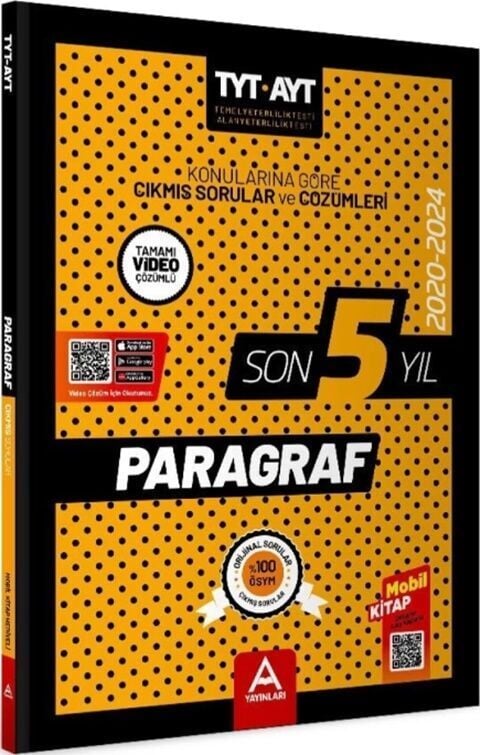 Son 5 Yıl AYT-TYT Paragraf Çıkmış Sorular 2020-2024