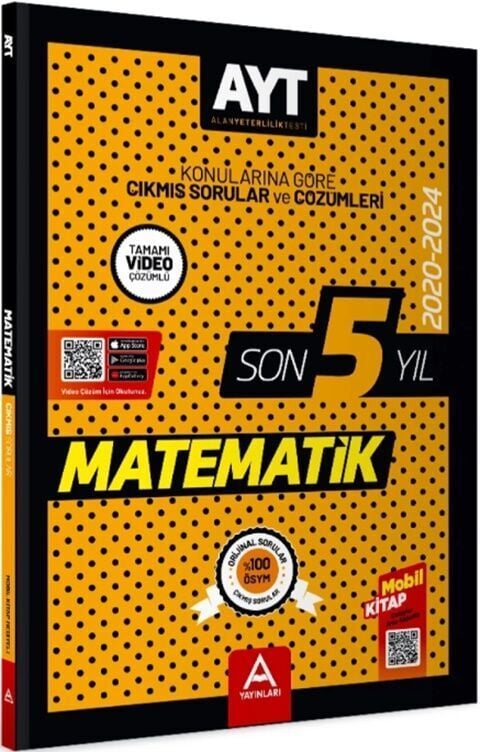 Son 5 Yıl AYT Matematik Çıkmış Sorular 2020-2024