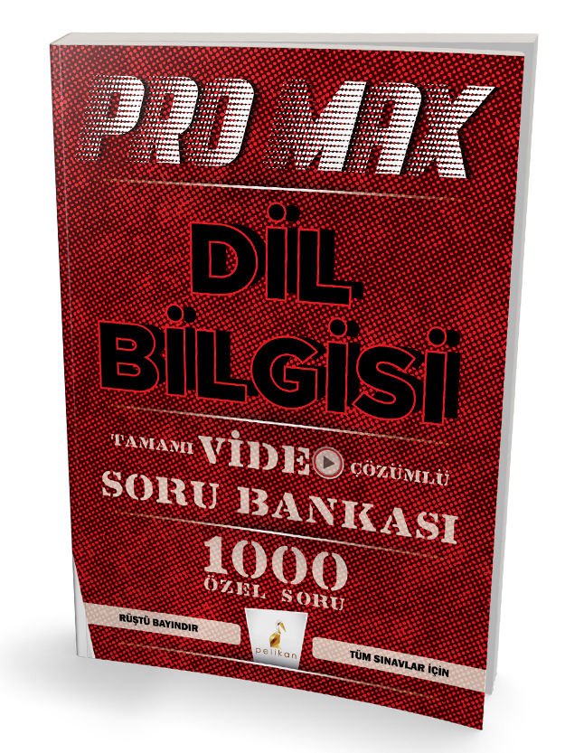 Rüştü Hoca ile Pro Max Dil Bilgisi Tamamı Video Çözümlü Soru Bankası