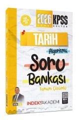 İndeks Akademi 2026 KPSS Tarih Algoritma Tamamı Çözümlü Soru Bankası