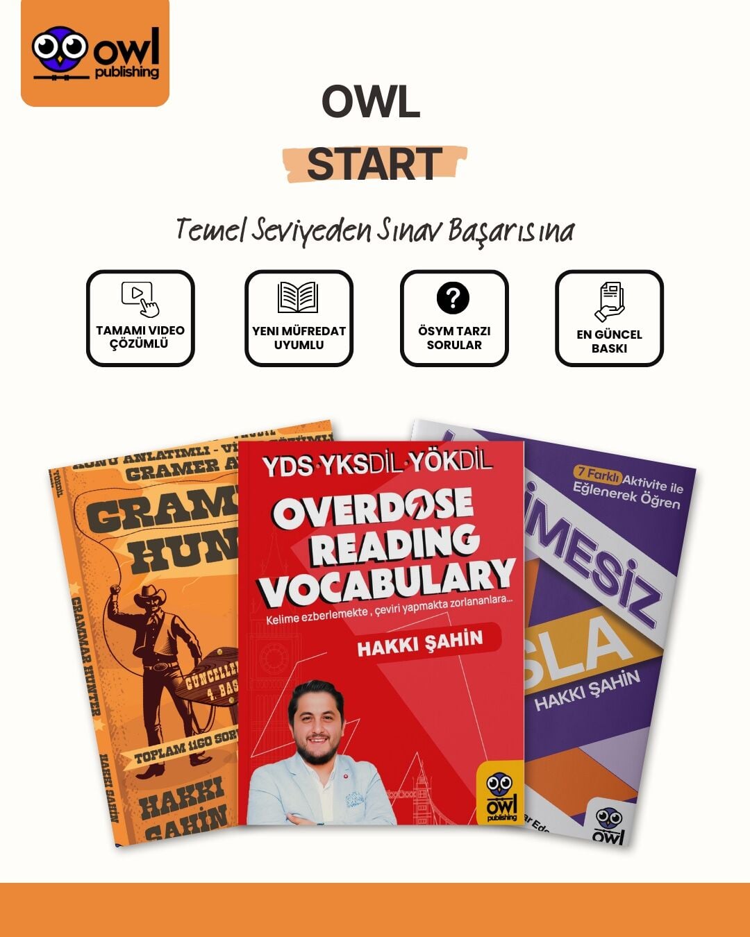 OWL Start | Temel Seviye YDS – YÖKDİL – YKS DİL Hazırlık Seti