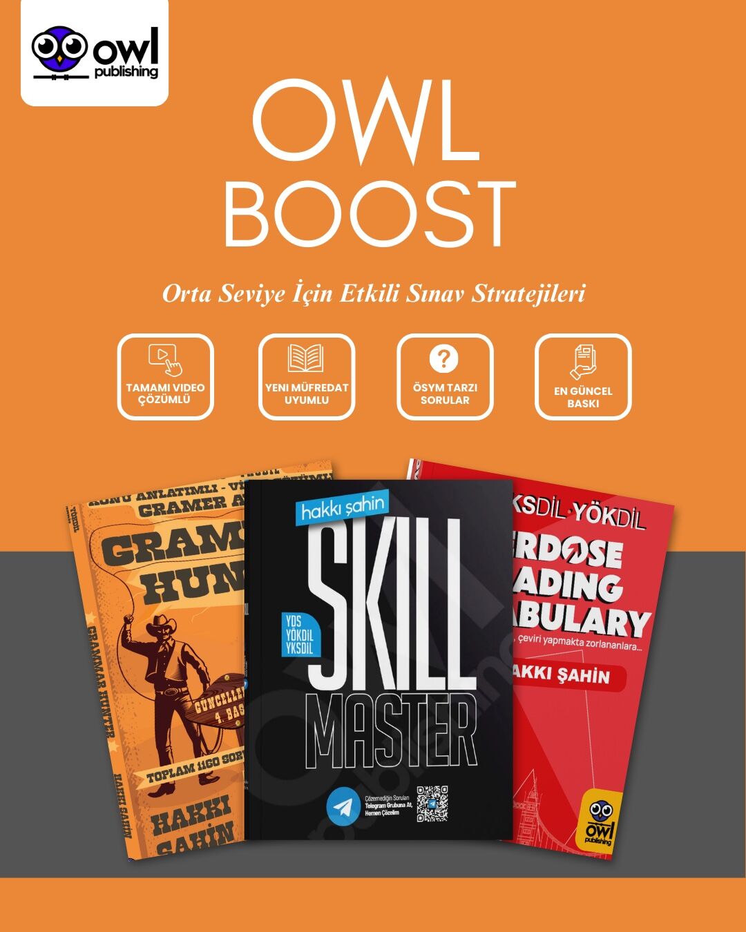 OWL Boost | Orta Seviye Sınav Strateji ve Becerileri Geliştirme Seti