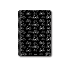 Papirüs Black Sert Kapak 120 Yaprak 16X23cm Spiralli Çizgili Defter