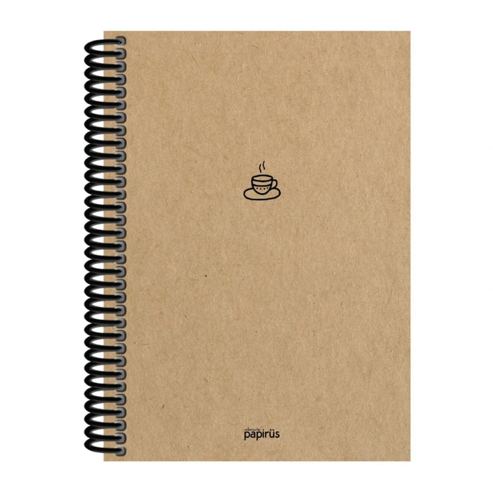 Papirüs Kraft Spiralli Sert Kapak 16X23 100 Yaprak Çizgili
