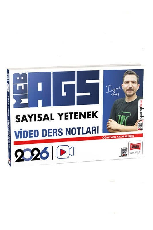Yargı Yayınları 2026 MEB-AGS Öğretmen Adayları İçin Sayısal Yetenek Video Ders Notları (İlyas Güneş)