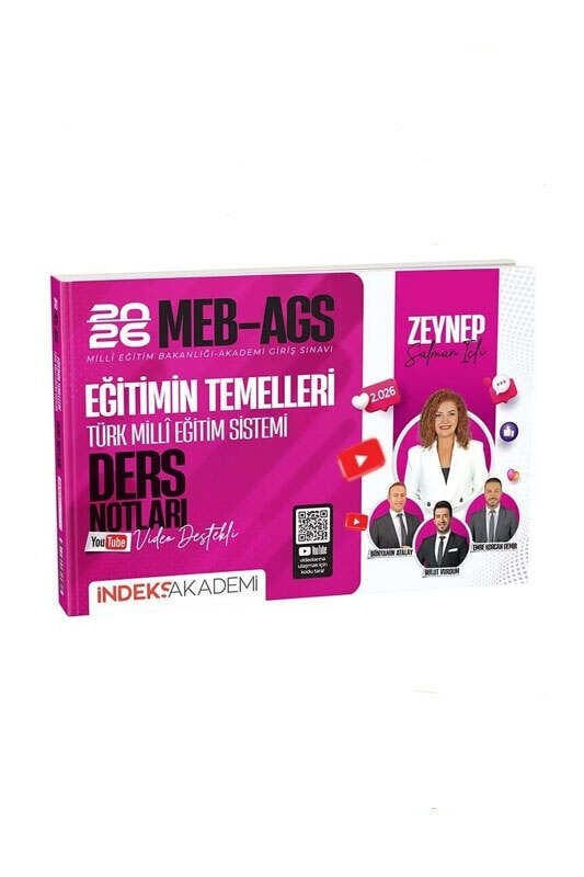 İndeks Akademi 2026 MEB-AGS Eğitimin Temelleri ve Türk Milli Eğitim Sistemi Video Ders Notları