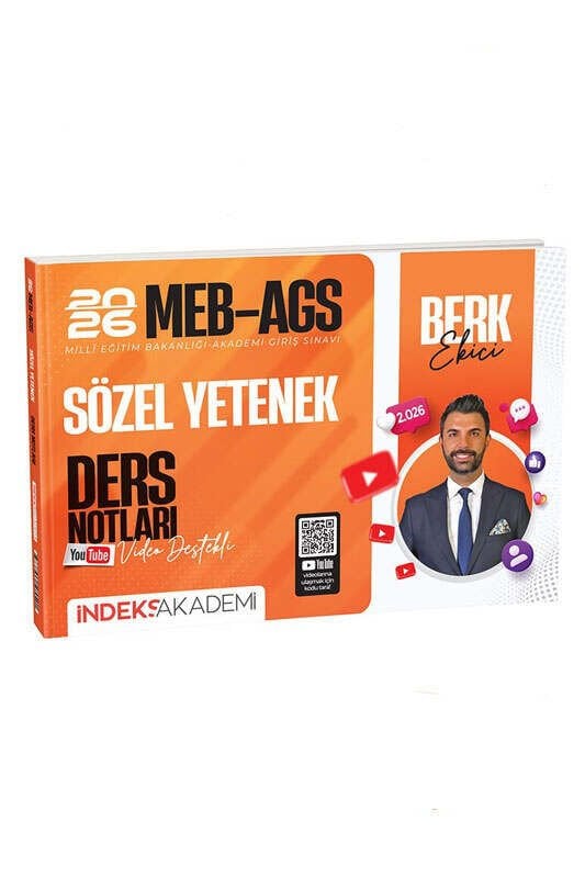 İndeks Akademi 2026 MEB-AGS Sözel Yetenek Video Ders Notları
