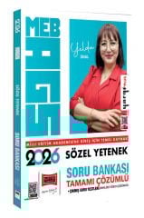 Yargı Yayınları 2026 MEB-AGS Sözel Yetenek Tamamı Çözümlü Soru Bankası (Yelda Ünal)