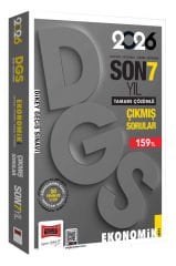 Yargı Yayınları 2026 DGS Sayısal-Sözel Yetenek Son 7 Yıl Çıkmış Sorular (Ekonomik Baskı)